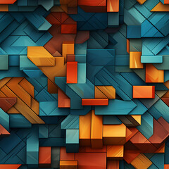 abstract background with squares