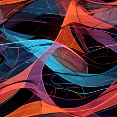 abstract background with colorful lines