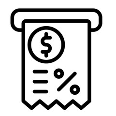 bill Line Icon