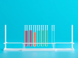 test tubes on a blue background. business, icon, illustration, vector, chart, graph, symbol, design, finance, music, concept, web, sign, diagram, technology, data, button, building, set, stock, cigare