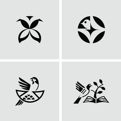  Creative Bird Logo Design Vector