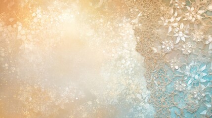 Fototapeta premium Lace fabric texture, soft light, floral, background, design