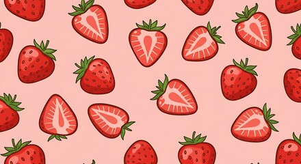 Strawberry Bliss AI Generated