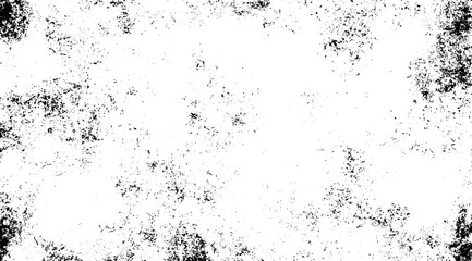 Minimalist Black Grunge Speckled Texture on White Background