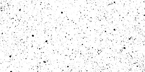 Minimalist Black Ink Splatter Pattern on White Background, Abstract Texture Design