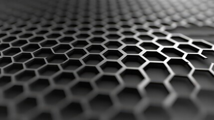 hexagon metal grid background