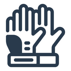 Lacrosse Protective Gloves with Palm Padding