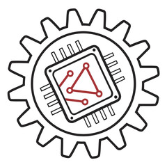 Software Development glyph solid icon silhouette vector art can be applied anywhere 