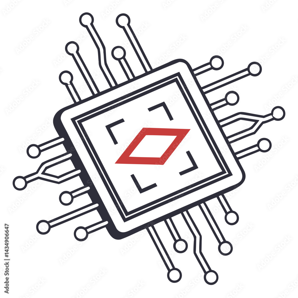 Fototapete software development icon silhouette vector illustration isolated on a transparent background