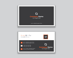 Professional multipurpose creative corporate business card design Template Double side.