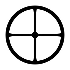 Black and cross in circle, transparent . an image relating to different cultures and meanings