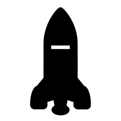 Simple Black and Rocket Illustration transparent . on Showing Space Exploration