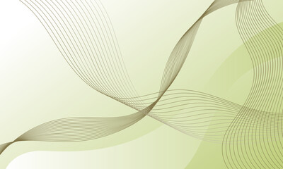 abstract gold green smooth lines wave curves soft gradient background