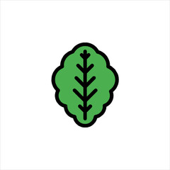 green leaf vector