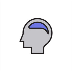 human head silhouette