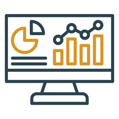 Fototapeta premium Business Analytics Icon