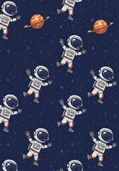 Fototapeta premium Cosmic Carousel AI Generated