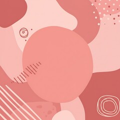 Blush Hues: Abstract Digital Art AI Generated