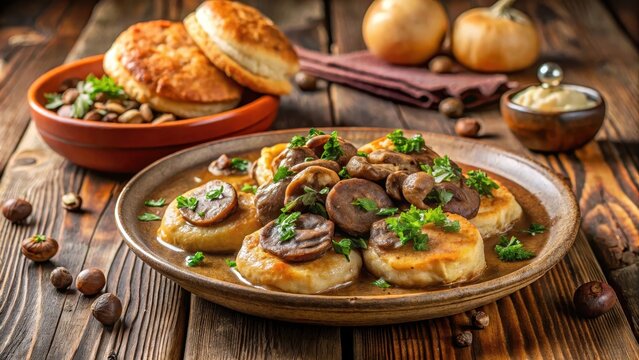 Go??bki z mi?sem i grzybami w smaku polskim, beef, hearty meal