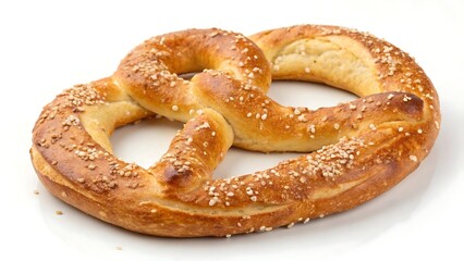 Traditional Baked Soft Pretzels with Coarse Salt