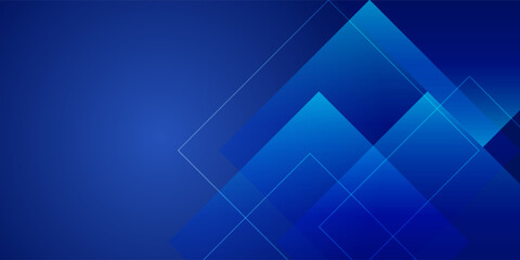 Abstract blue background. Geometric technology attractive shapes.