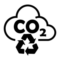 Obraz premium carbon dioxide Line Icon