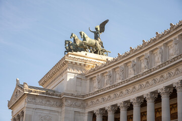 The Victor Emmanuel II National Monument, also known as the Vittoriano or for synecdoche Altare della Patria, is a large national monument built between 1885 and 1935 to honour Victor Emmanuel II, the