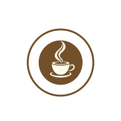 Coffee shop logo design vector graphic template for cafe and restaurant branding and marketing use