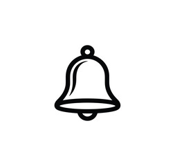 Vintage Bell Icon: Retro Symbol Art for Design Projects

