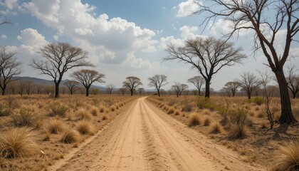 dirt road in the countryside