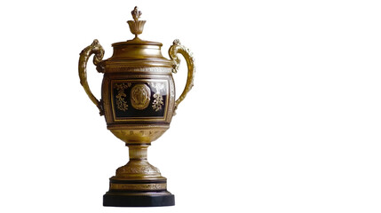 Fototapeta premium Ornate golden trophy. Detailed, classic design