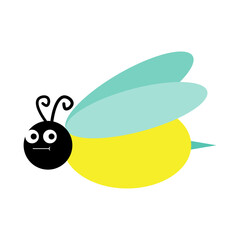 a illustration of a bee