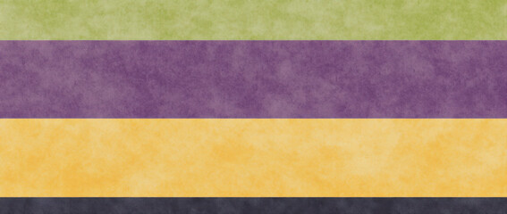 Fototapeta premium Colorful textured stripes in green, purple, yellow, and black create vibrant background. soft, muted tones blend harmoniously, evoking sense of creativity and warmth