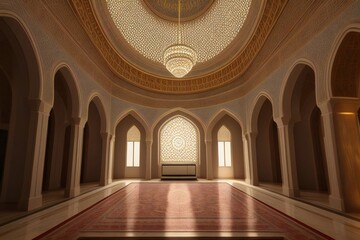 modern islamic interior with