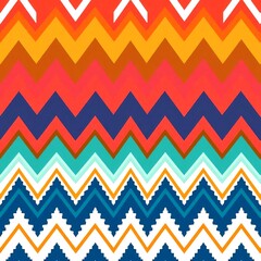 Vibrant Chevron Fabric Patterns Summer Flower Designs and Textures