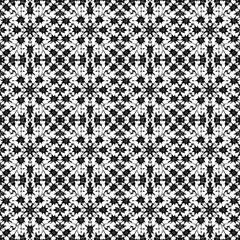 Elegant Black and White Fabric Patterns Intricate Flower Designs and Geometric Motifs