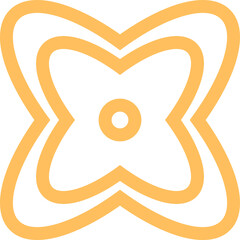 Flower Line Art Icon Element Set