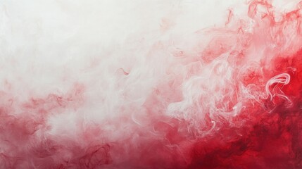 Obraz premium Abstract red and white swirling colours