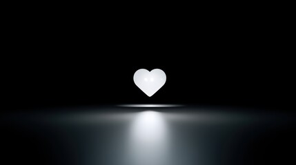 3d White hearts,Valentine's Day or wedding,pink heart y2k style isolated on white background,Love concept,romantic,Holiday celebration.