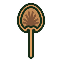 Palm Leaf Fan  Icon