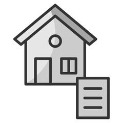 Property Listing Icon Element For Design