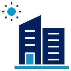 Apartment Icon Element For Design