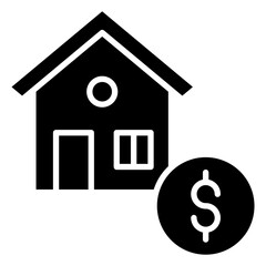 Property Investment Icon Element For Design