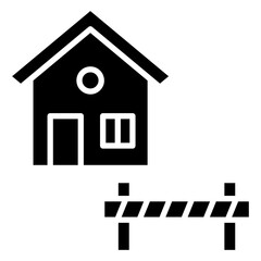 Construction Site Icon Element For Design