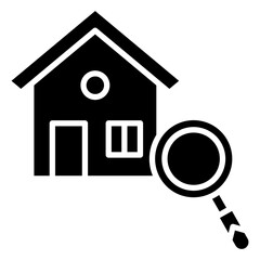 Home Inspection Icon Element For Design