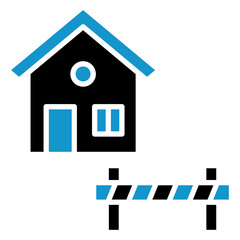 Construction Site Icon Element For Design