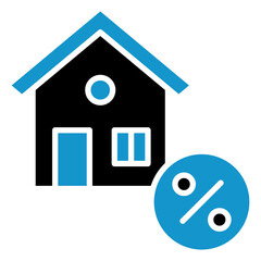 Mortgage Icon Element For Design