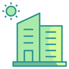 Apartment Icon Element For Design