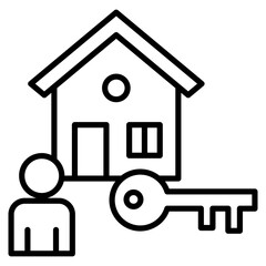 Tenant Icon Element For Design