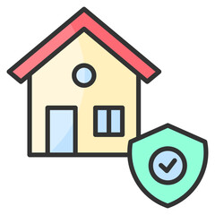 Insurance Icon Element For Design